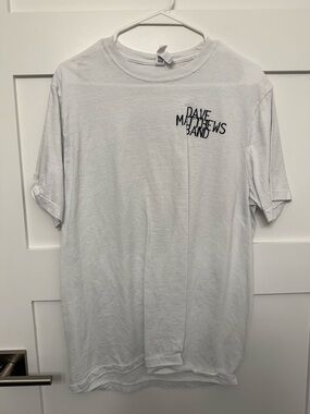 Unisex Dave Matthew’s Band White Graphic T-Shirt